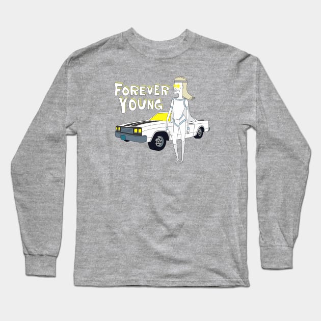 Gary (Forever Young) Long Sleeve T-Shirt by ChickandOwlDesign